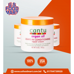 Cantu Argan Oil Leave-In Conditioning Repair Cream – 16 oz (453g)