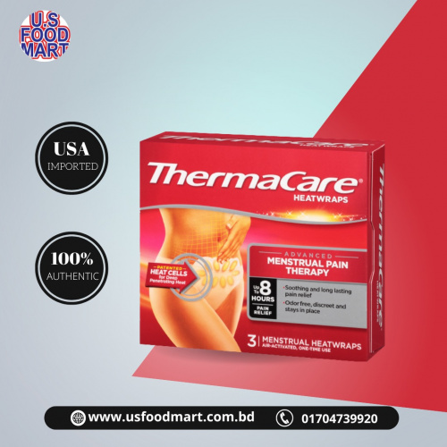 ThermaCare Menstrual Cramps Pain Relief Heat Wraps - 3 ct