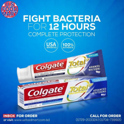 Colgate Total SF Advanced Whitening Toothpaste – 181g