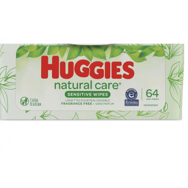 Lingettes Natural Care® pour peaux sensibles de Huggies®