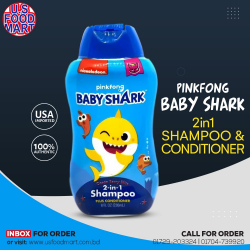 Pinkfong Baby Shark 2-in-1 Shampoo & Conditioner – Ocean Berry Bliss (236ml)